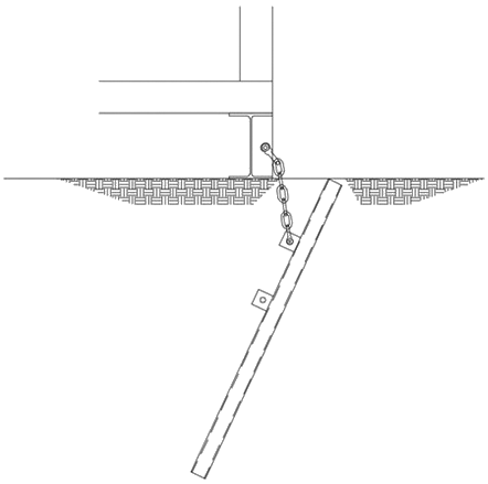 SurePile tie down system